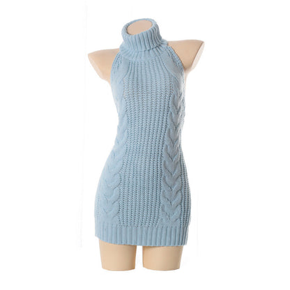 Rugloze off-shoulder Virgin Killer-trui