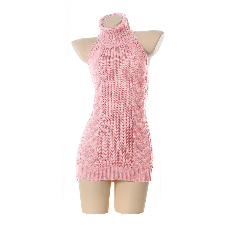 Rugloze off-shoulder Virgin Killer-trui