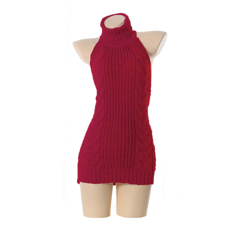 Rugloze off-shoulder Virgin Killer-trui