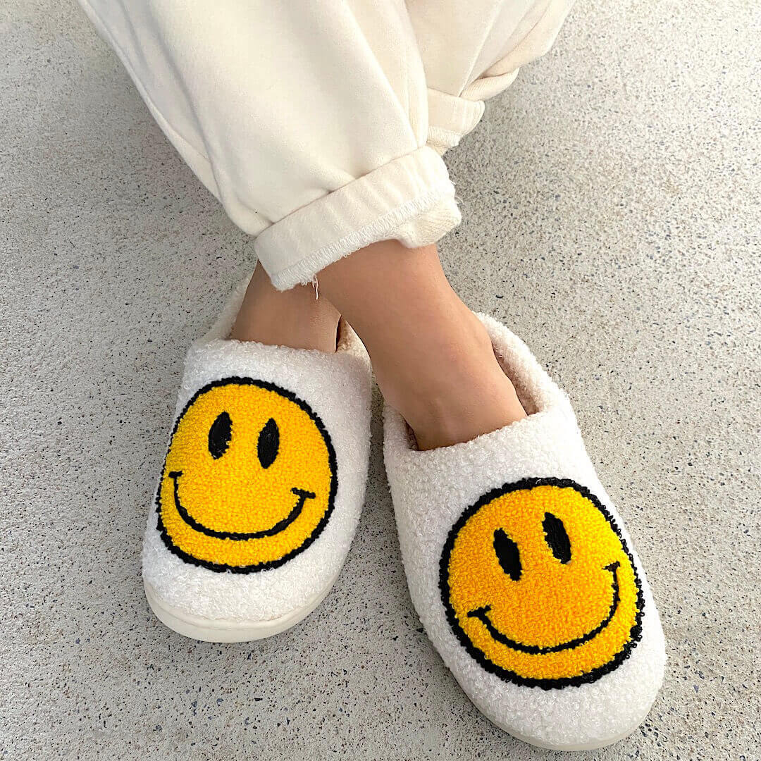Smiley pantoffels