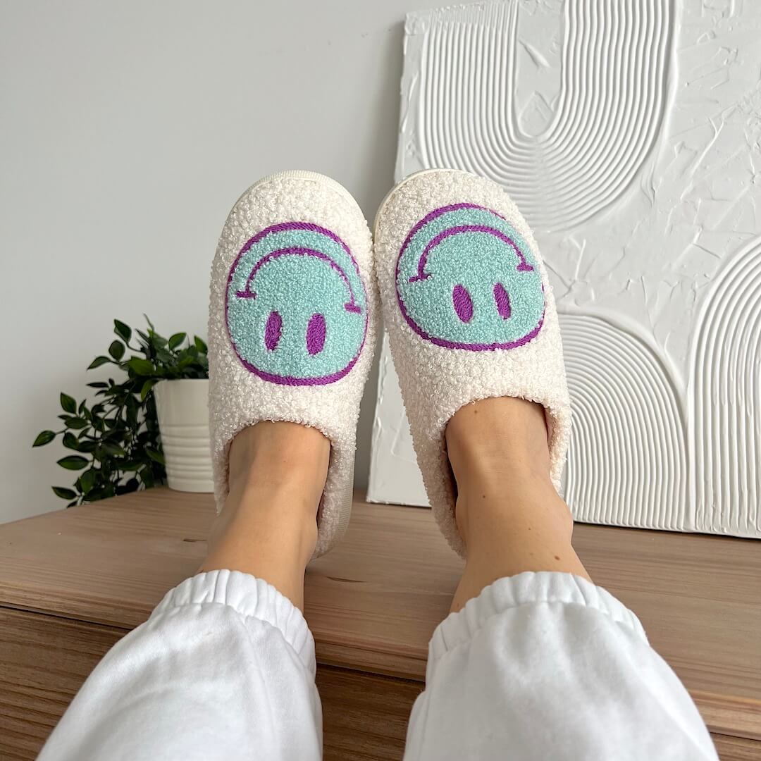 Smiley pantoffels