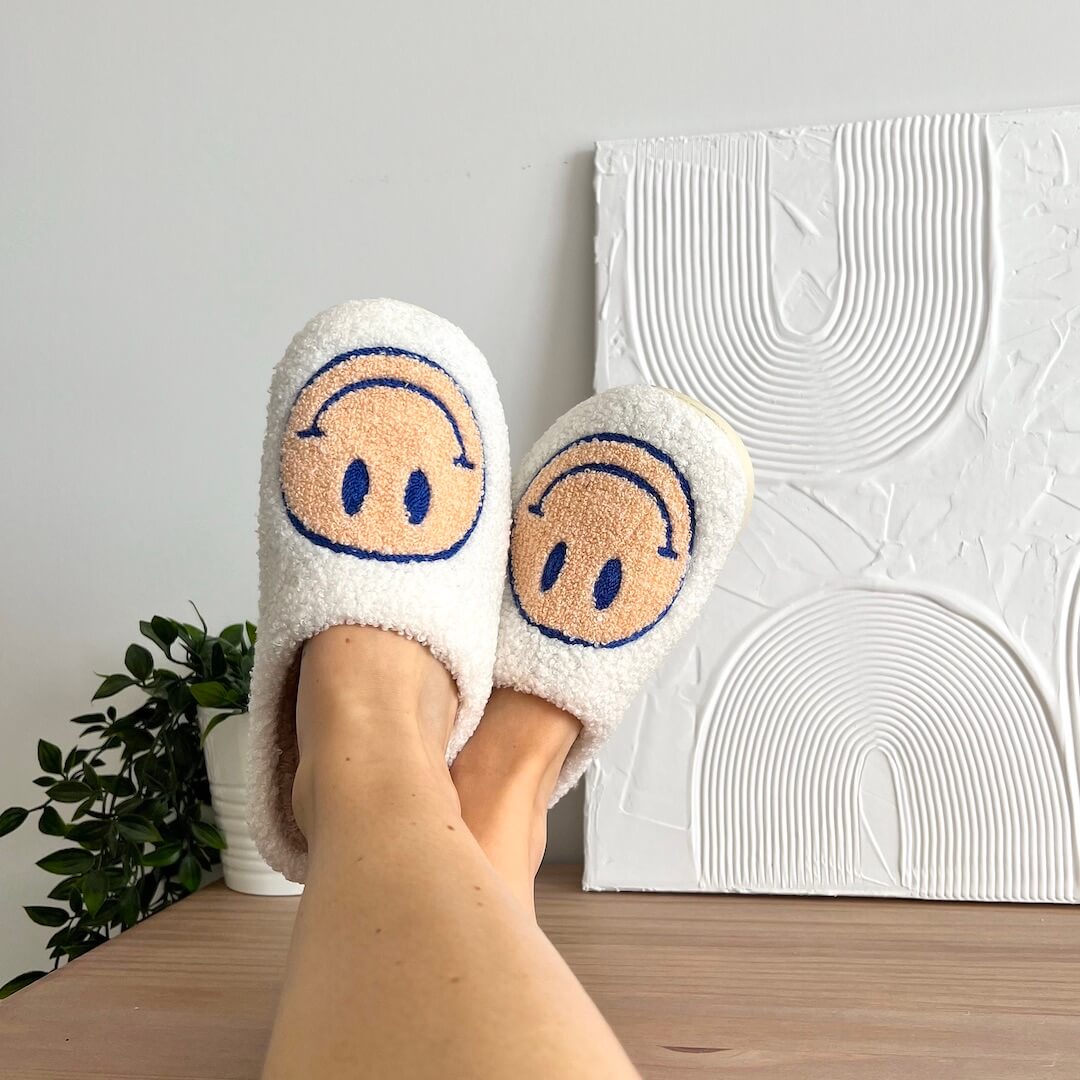 Smiley pantoffels