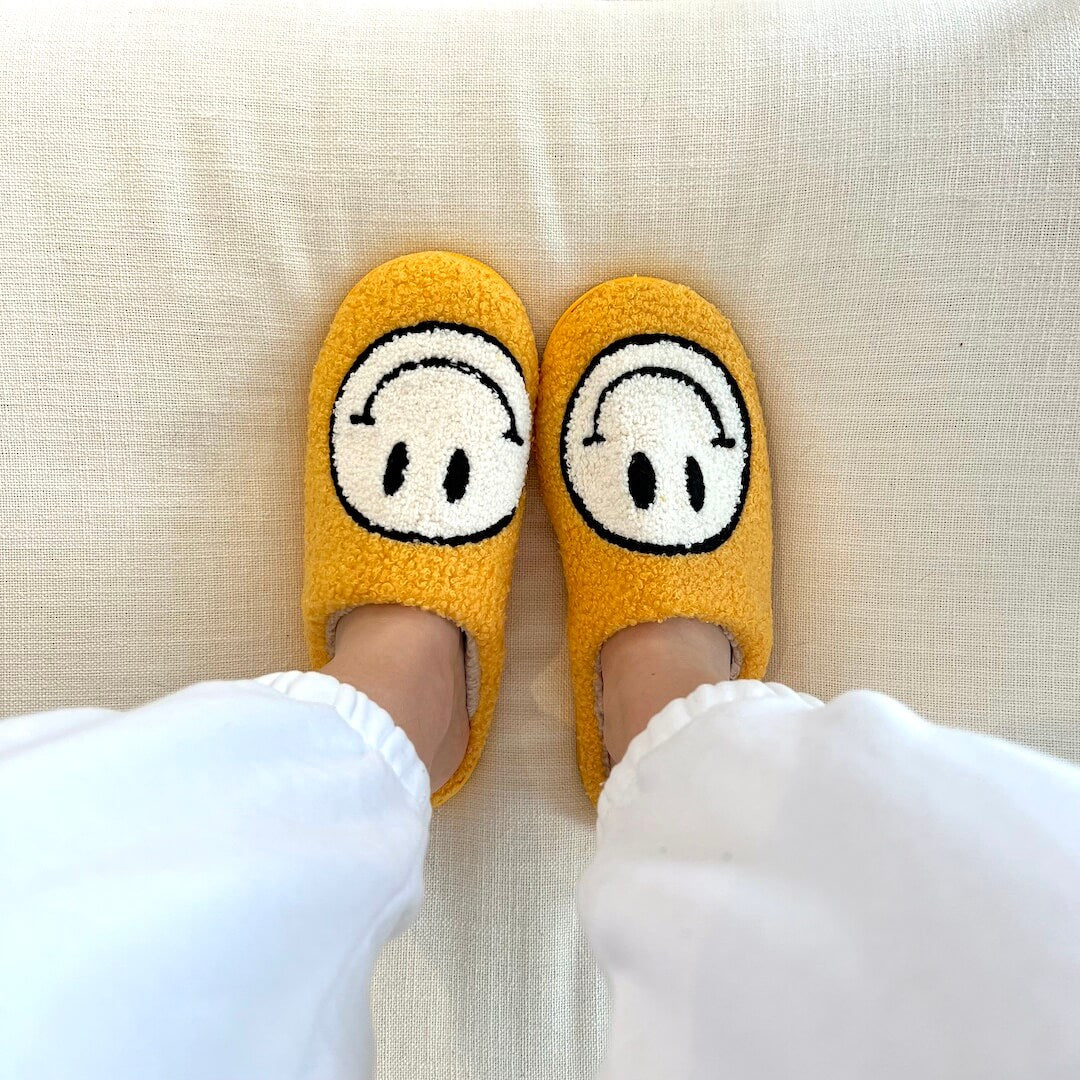 Smiley pantoffels