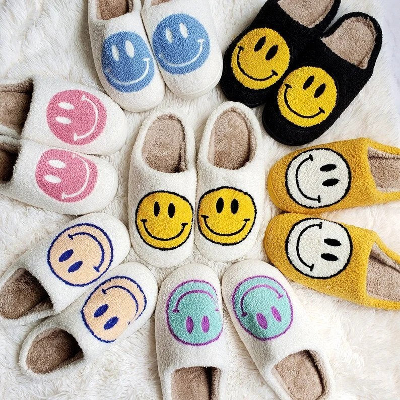 Smiley pantoffels