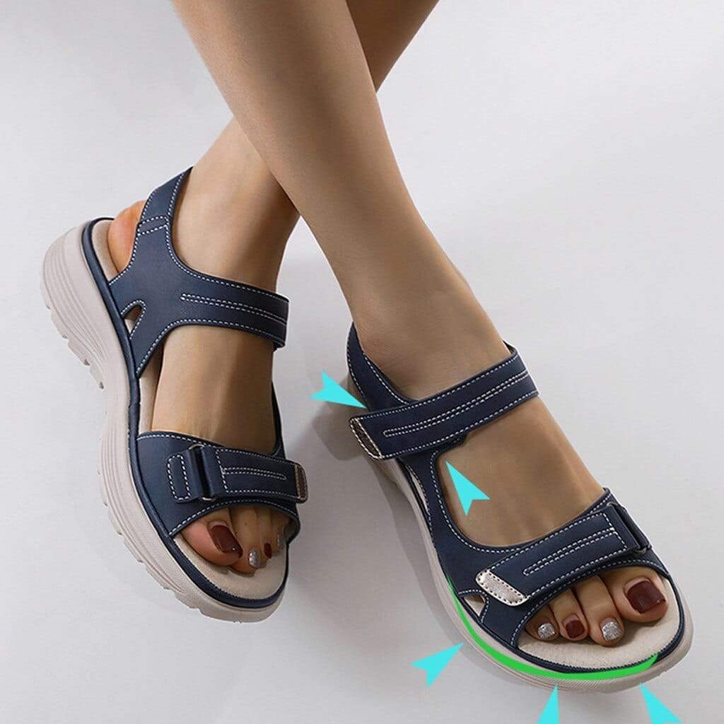 Image of Sofie | Dames Sandalen met Plateauzool en Verstelbare Bandjes
