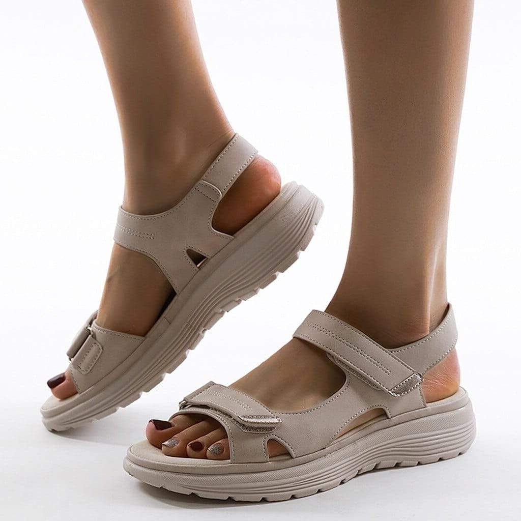 Image of Sofie | Dames Sandalen met Plateauzool en Verstelbare Bandjes