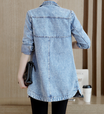 Spijkerjasje - Oversized, casual denim jack