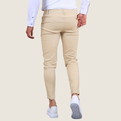 Image of Stan | Heren Slim-Fit Enkel Dress Pants
