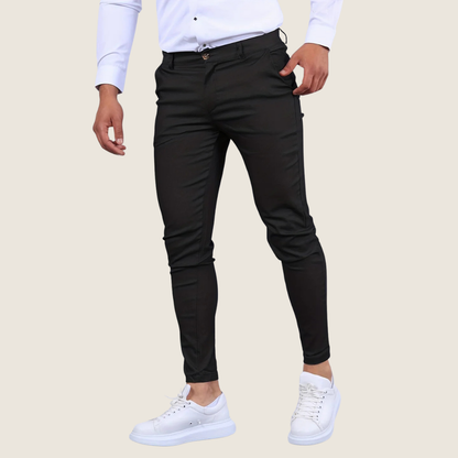 Image of Stan | Heren Slim-Fit Enkel Dress Pants