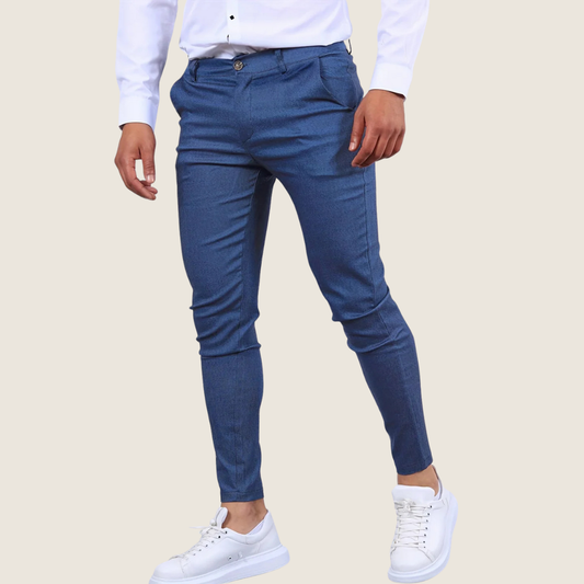Image of Stan | Heren Slim-Fit Enkel Dress Pants
