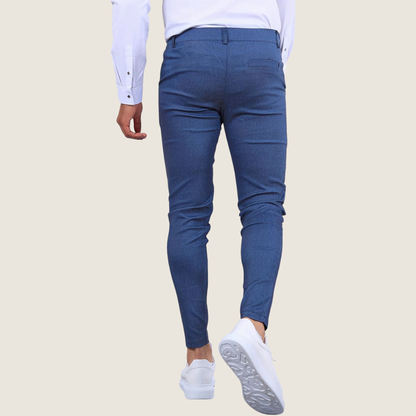 Image of Stan | Heren Slim-Fit Enkel Dress Pants