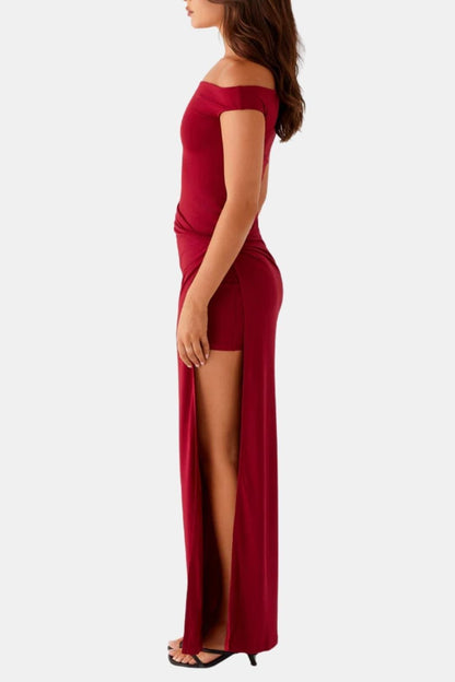 Image of Stephanie | Dames Off-Shoulder Maxi Jurk