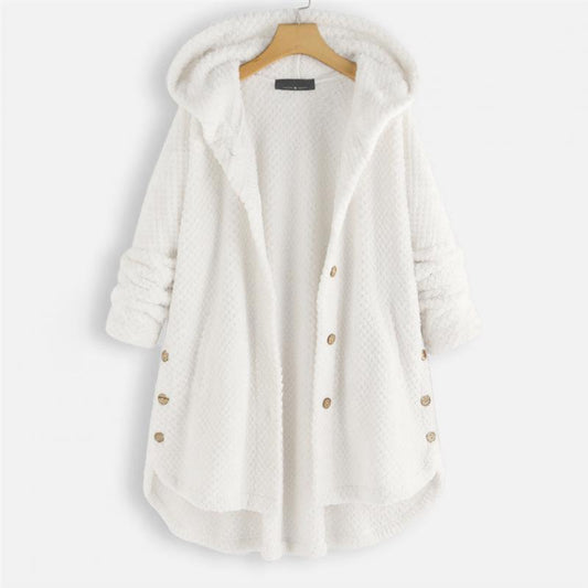 Stijlvol fleece jack met capuchon