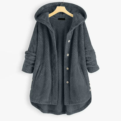 Stijlvol fleece jack met capuchon