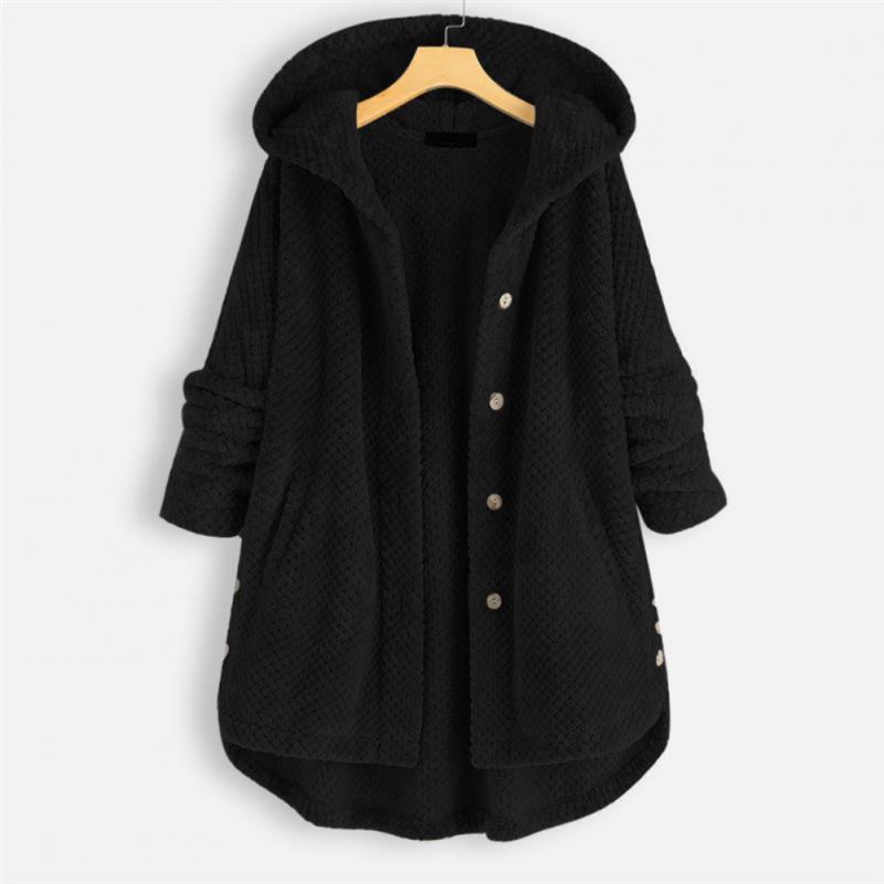 Stijlvol fleece jack met capuchon