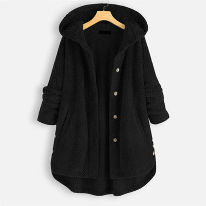 Stijlvol fleece jack met capuchon