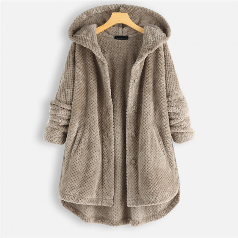Stijlvol fleece jack met capuchon
