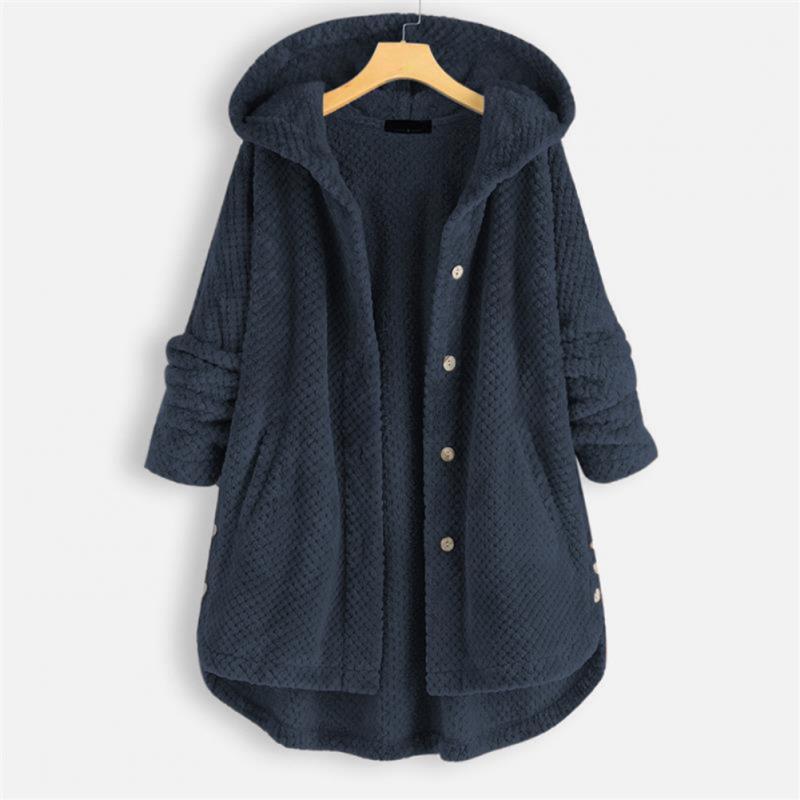 Stijlvol fleece jack met capuchon