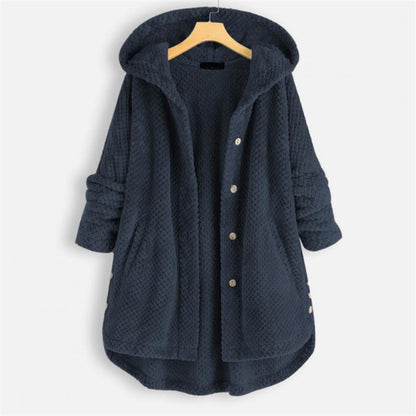 Stijlvol fleece jack met capuchon