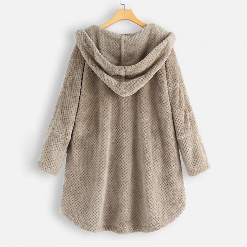 Stijlvol fleece jack met capuchon
