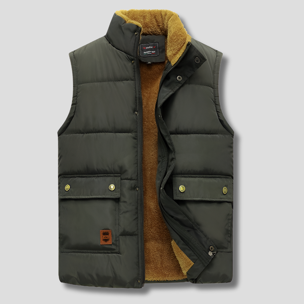Stijlvolle en lichte herenbodywarmer voor alle seizoenen