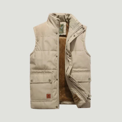 Stijlvolle en lichte herenbodywarmer voor alle seizoenen