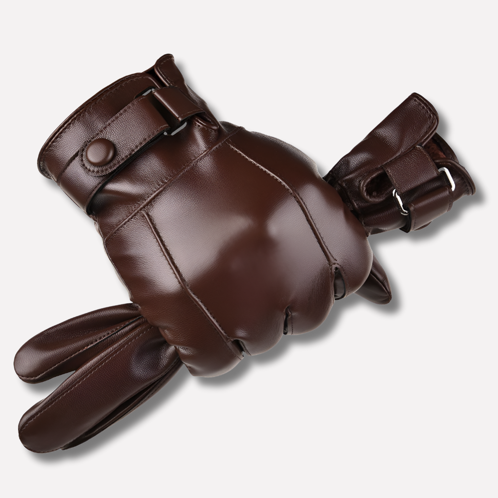 Stijlvolle Leren Winterhandschoenen