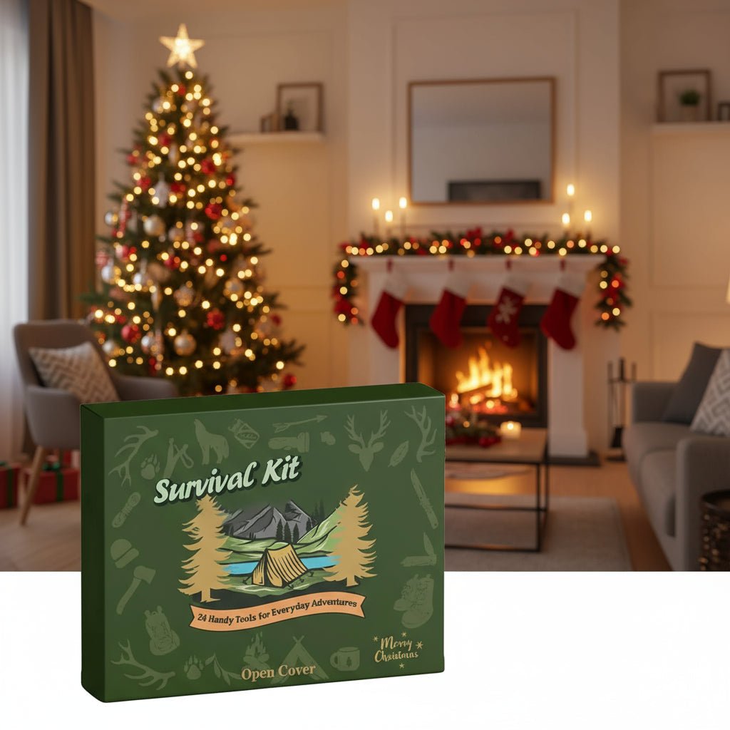 Survival Adventskalender met 24 Dagen Outdoor Gereedschap