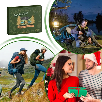 Survival Adventskalender met 24 Dagen Outdoor Gereedschap