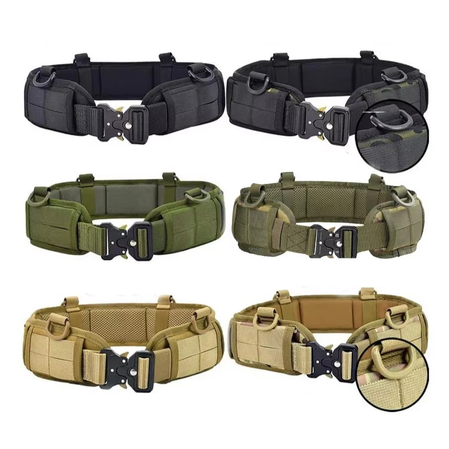 Tactische nylon riem met snelsluiting en metalen gesp voor outdoorsporten