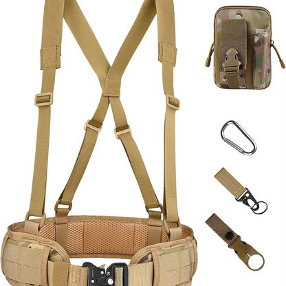 Tactische nylon riem met snelsluiting en metalen gesp voor outdoorsporten