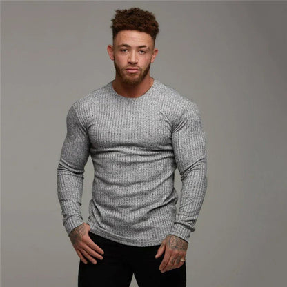 Image of Terry | Heren Slim-Fit Sweater met Lange Mouwen
