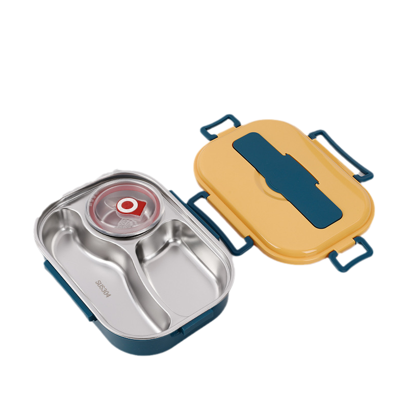 Thermische bento-lunchbox met vakken