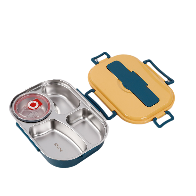 Thermische bento-lunchbox met vakken