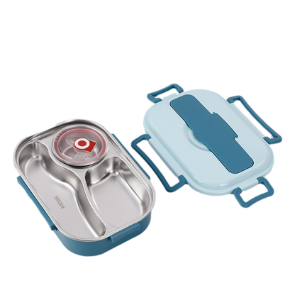 Thermische bento-lunchbox met vakken