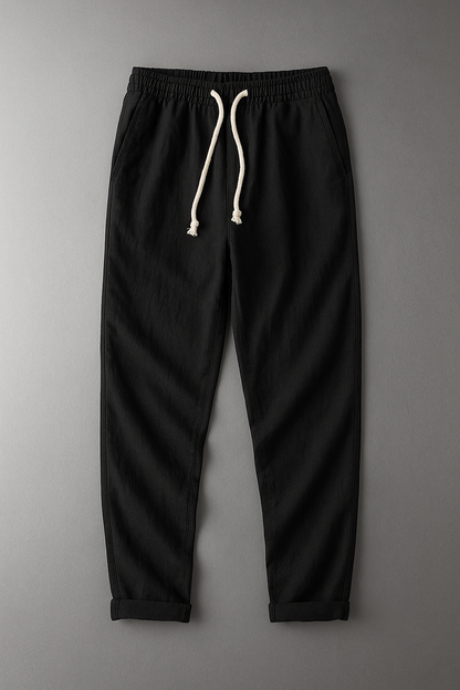 Image of Thijs | Heren Casual Broek met Trekkoord
