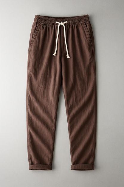 Image of Thijs | Heren Casual Broek met Trekkoord