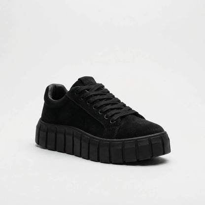 Tie-dye platformsneakers voor dames met grove zool