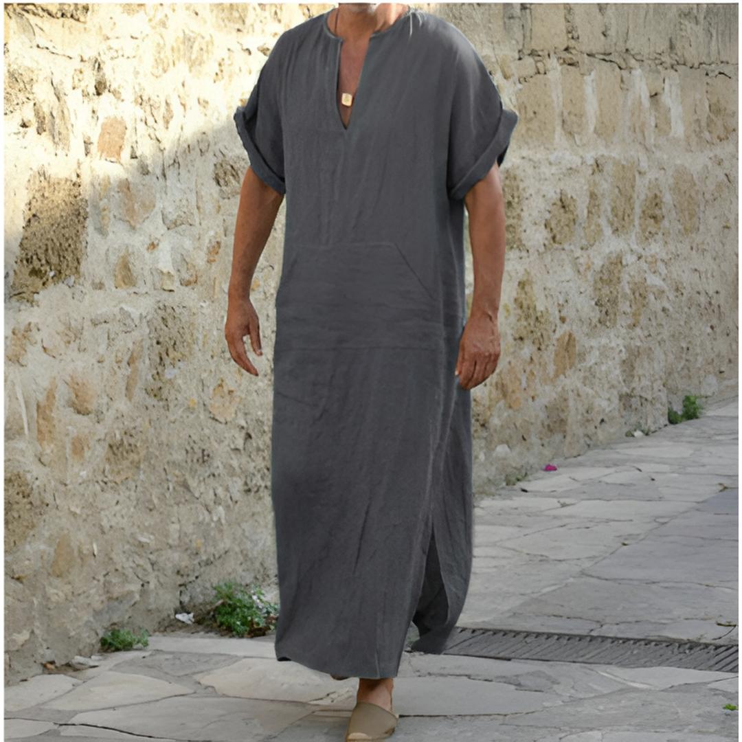 Image of Tijn | Heren Kaftan Long Shirt met Losse Pasvorm