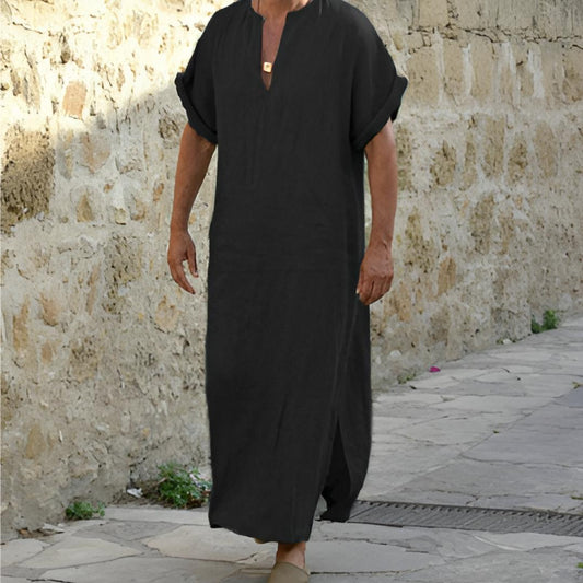 Image of Tijn | Heren Kaftan Long Shirt met Losse Pasvorm