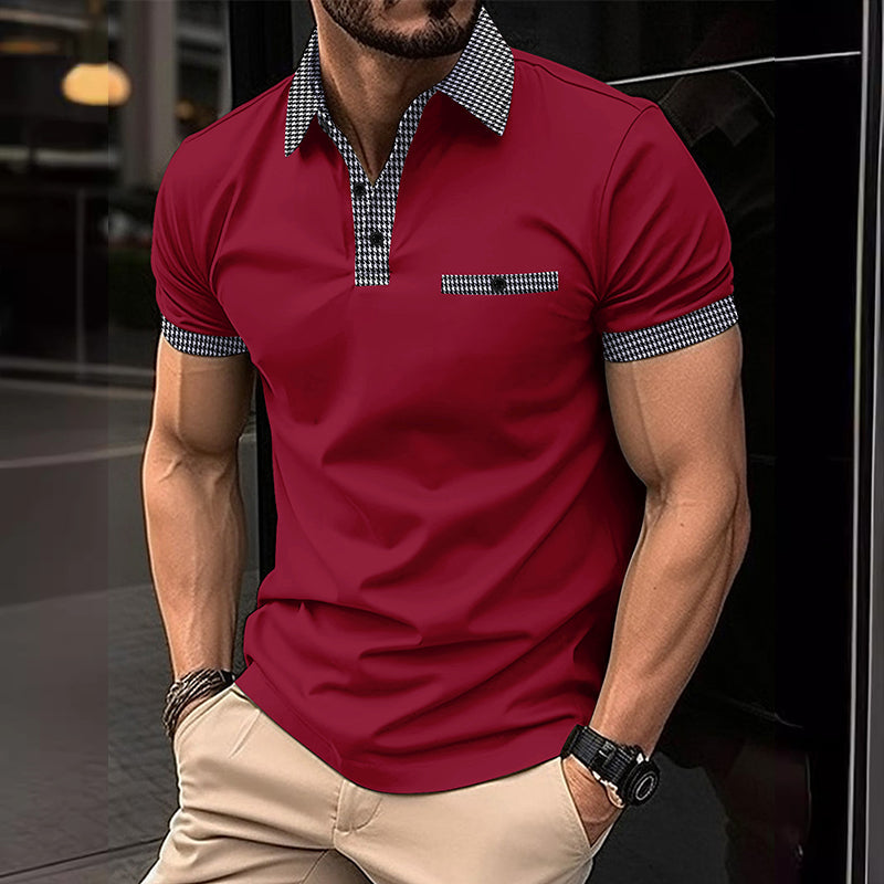 Image of Tim | Heren Polo Shirt met Korte Mouwen