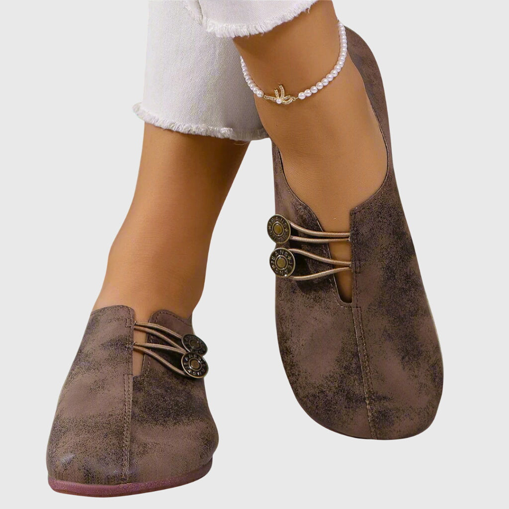 Image of Tina | Damen Slip-On Spitz zulaufende Ballerinas