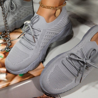 Image of Tineke | Dames Veterschoenen - Atletische Sneakers
