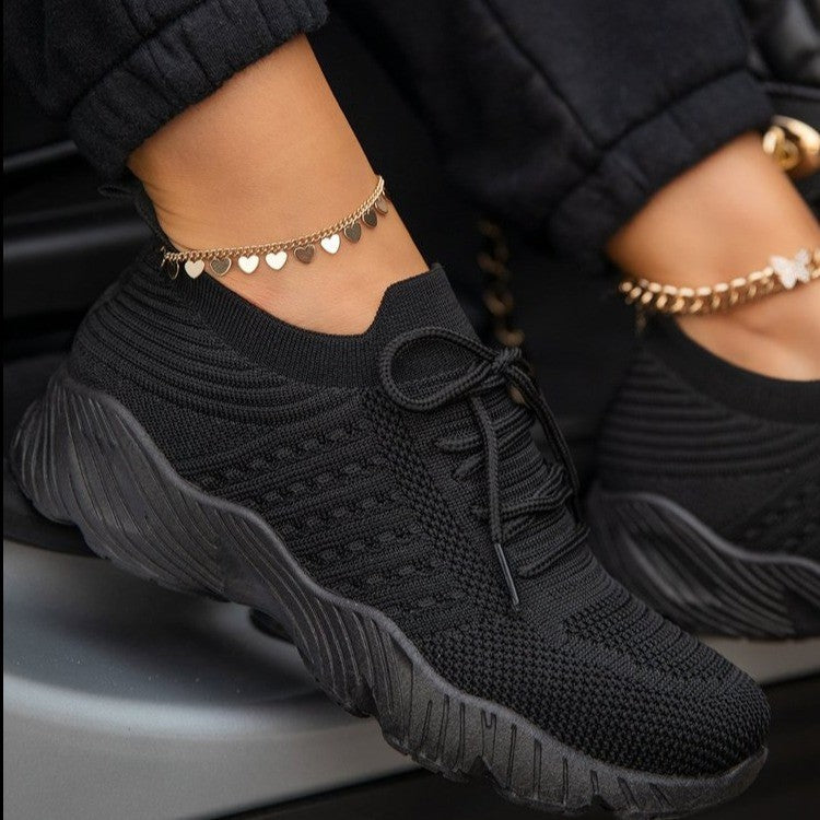Image of Tineke | Dames Veterschoenen - Atletische Sneakers