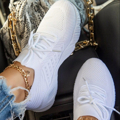 Image of Tineke | Dames Veterschoenen - Atletische Sneakers