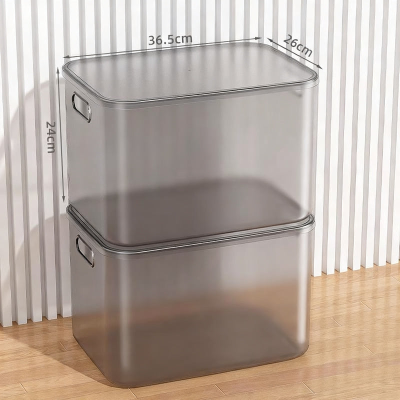Transparante kunststof opbergbox