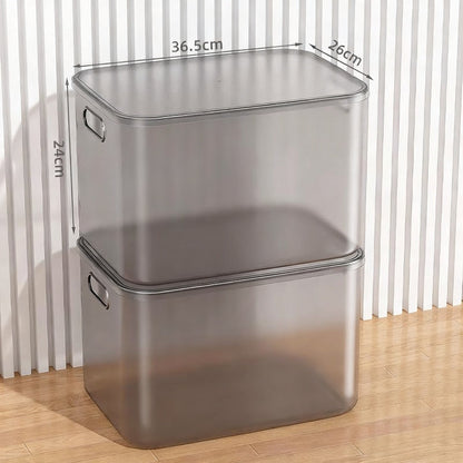 Transparante kunststof opbergbox