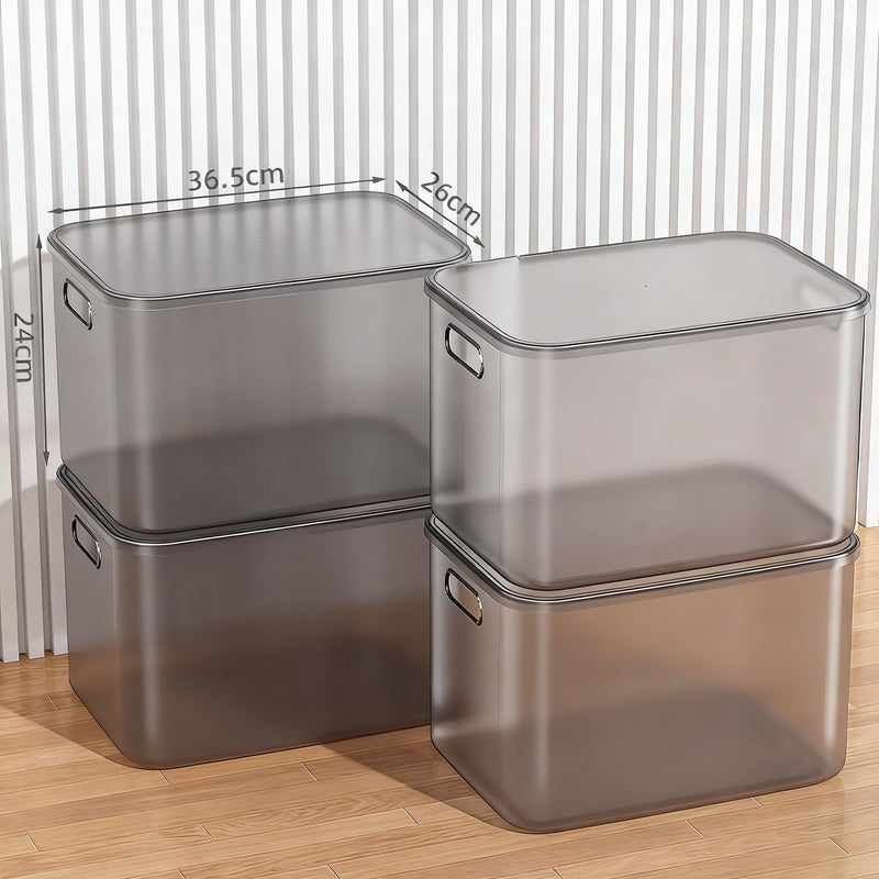 Transparante kunststof opbergbox
