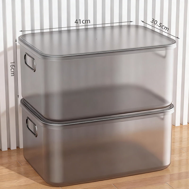 Transparante kunststof opbergbox