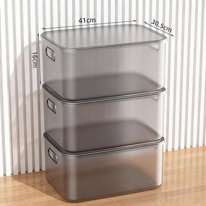 Transparante kunststof opbergbox